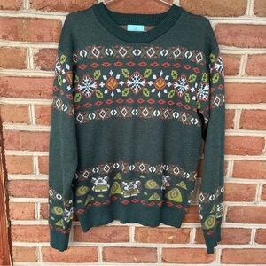 Disney Multicolor Patterned Sweater. Disneyland Hong Kong